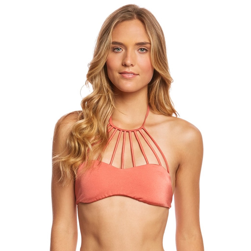 Billabong High neck bikini halter top
